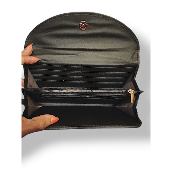 Signare Tapestry Wallet for Women Compartment Card Holder Zip Playful Puppy Dog - Picture 2 of 5